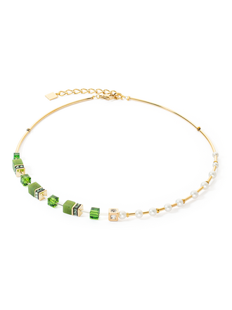 Coeur de Lion Collier vert or