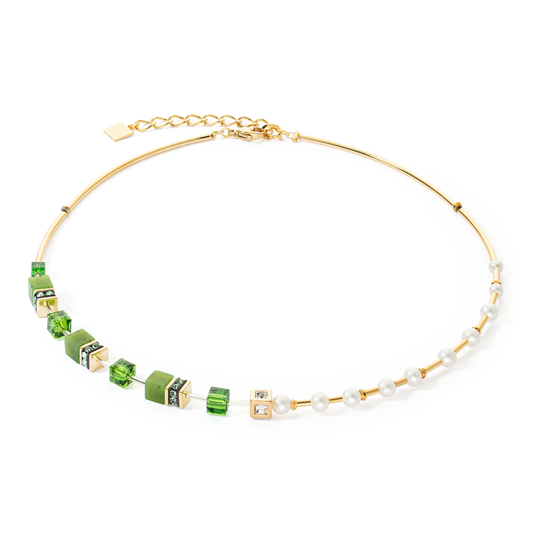 Coeur de Lion Collier vert or