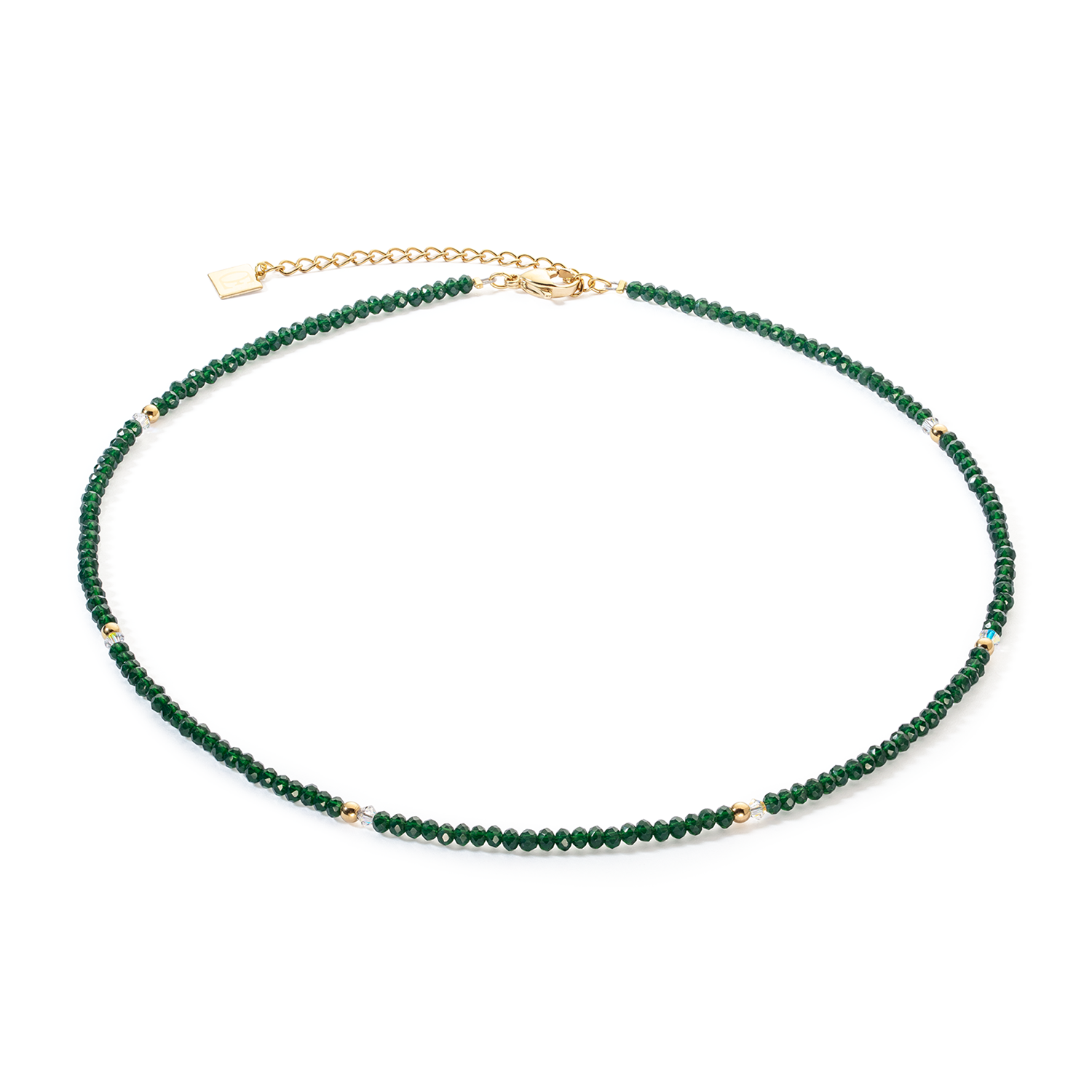 Collier vert foncé