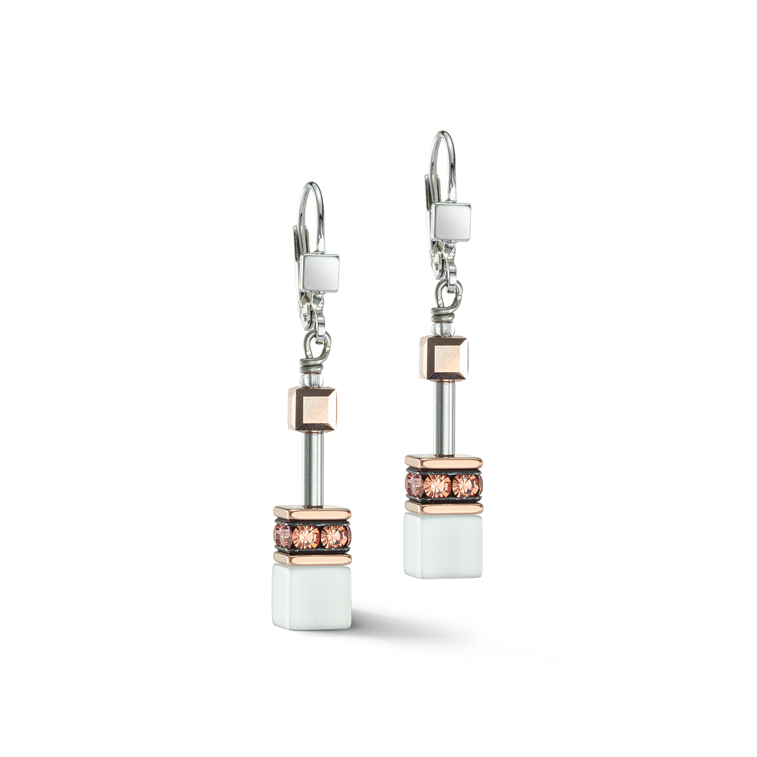 Boucles d'oreilles cognac