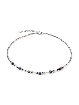 Coeur de Lion Collier Noir blanc