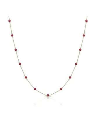 Trésor Collier de Rubis en Or Jaune 18kt Trésor Collier de Rubis en Or Jaune 18kt