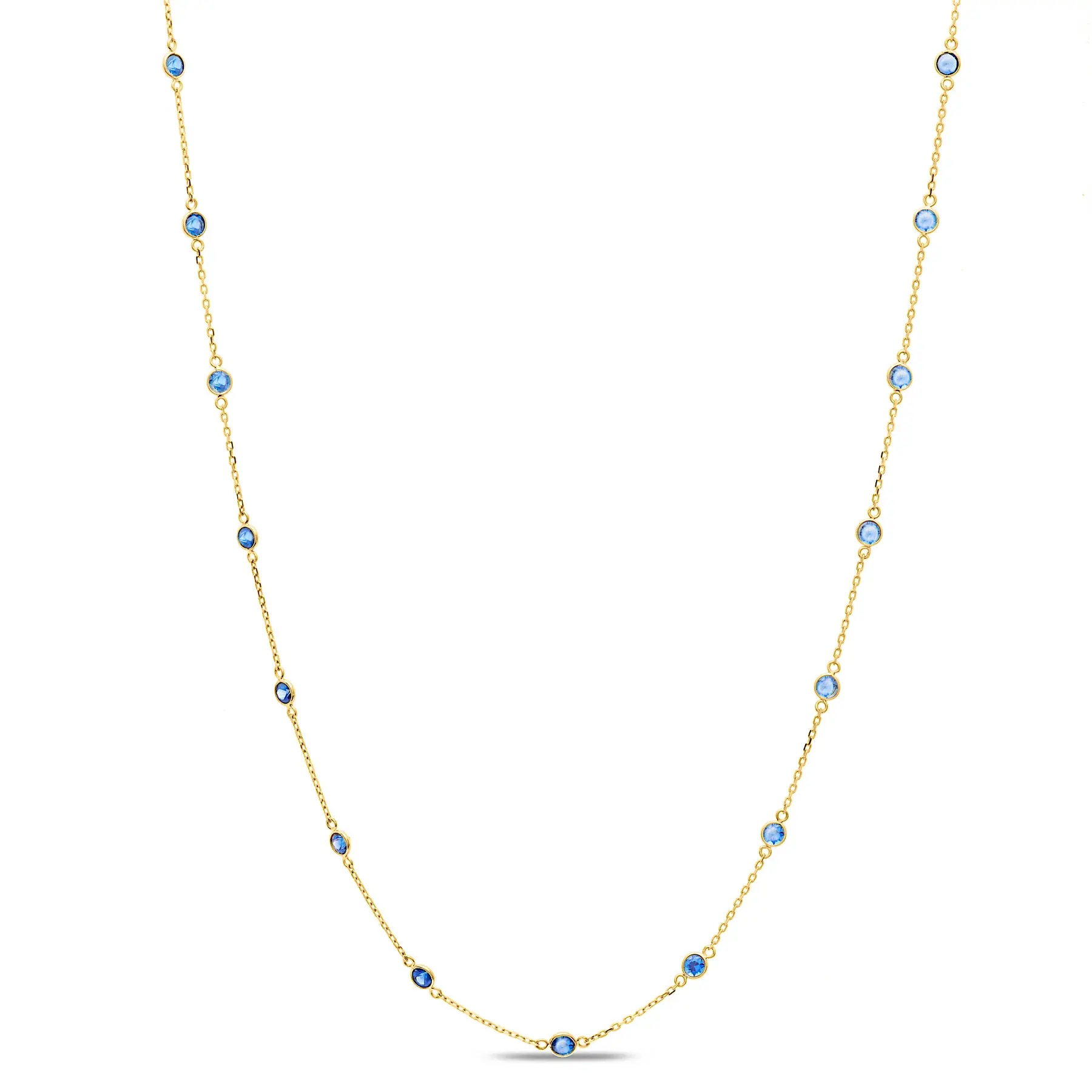 Collier18KJ Saphir 2.54ct