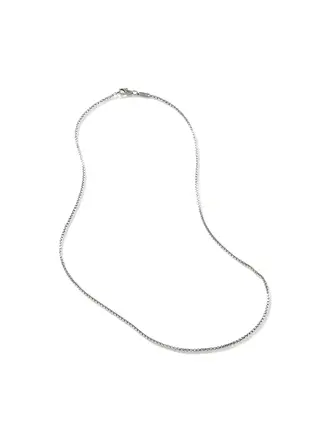 John Hardy Chaine Box, Argent Sterling, 2MM John Hardy Chaine Box, Argent Sterling, 2MM