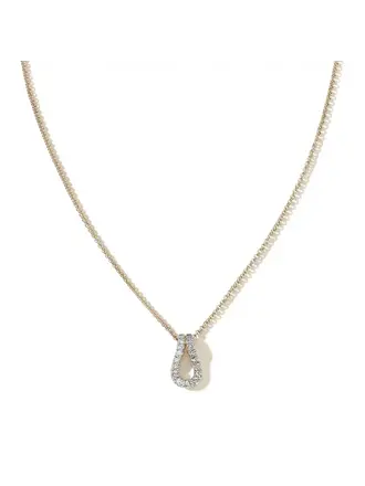 John Hardy Collier à Pendentif Surf, Or, Diamants John Hardy Collier à Pendentif Surf, Or, Diamants