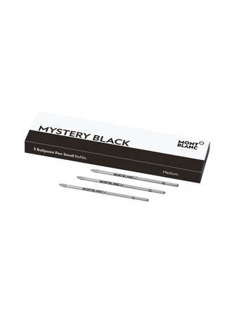 MONTBLANC 3 RECHARGES POUR STYLO BILLE PETIT MODÈLE MYSTERY BLACK MONTBLANC 3 RECHARGES POUR STYLO BILLE PETIT MODÈLE MYSTERY BLACK