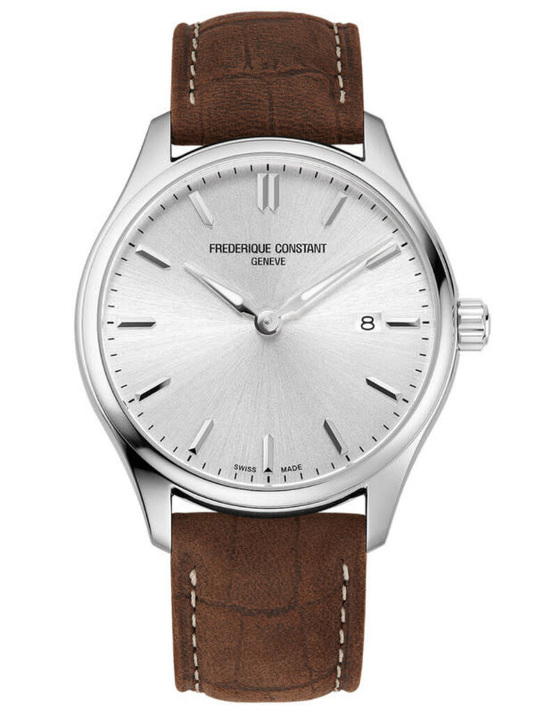 Frederique Constant Classics 40 mm quartz en acier inoxydable