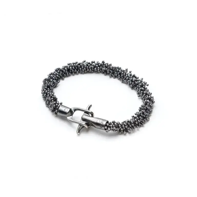Michaud Michaud Bracelet ShikShok en argent oxydé