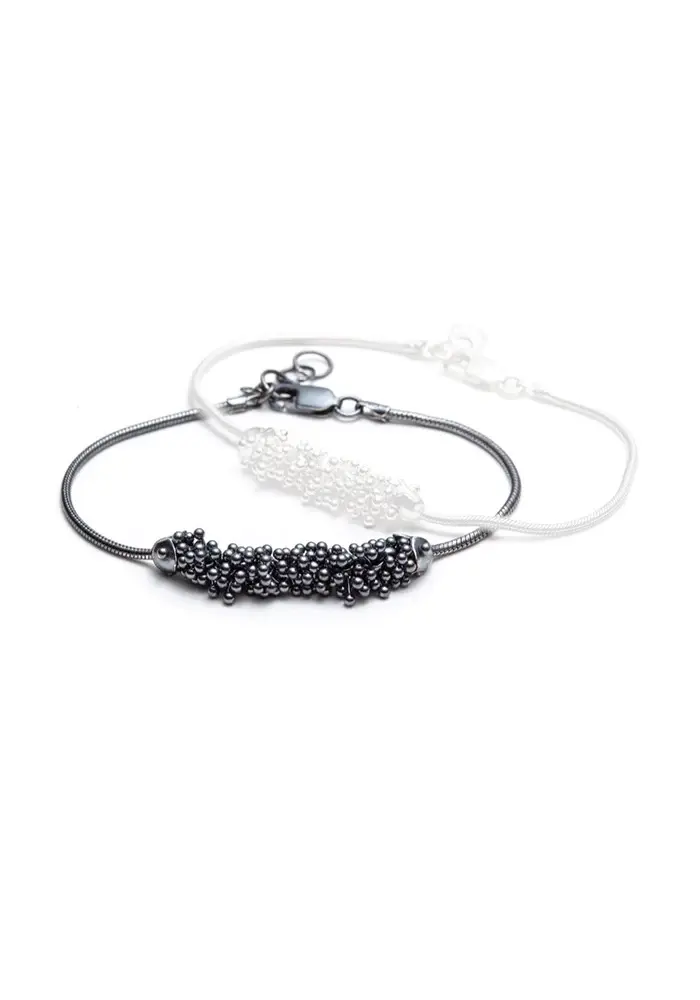 Bracelet ShikShok Lichen en argent