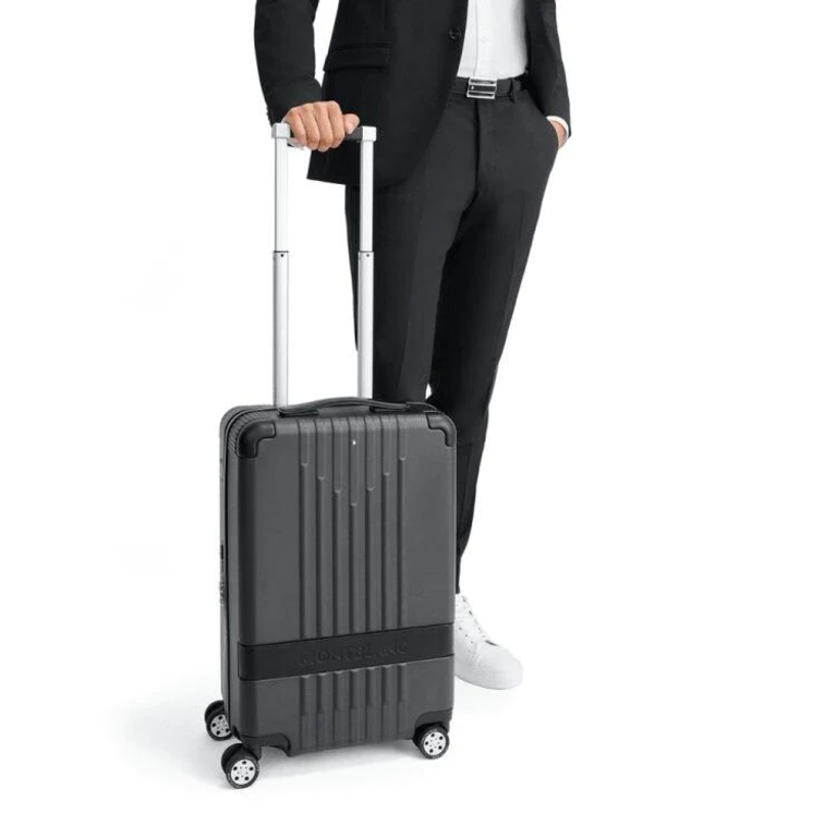 MONTBLANC VALISE CABINE TROLLEY MONTBLANC COMPACTE - 4 ROUES