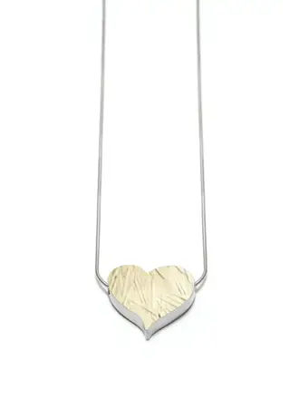 Michaud Michaud Collier Les Coeurs en argent et or 18k Michaud Michaud Collier Les Coeurs en argent et or 18k