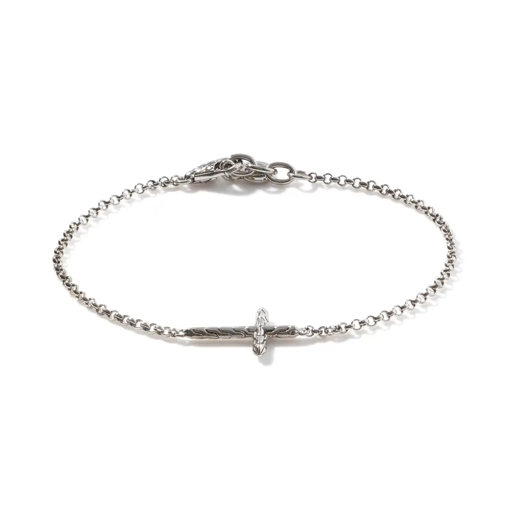 Bracelet Rolo chain Croix