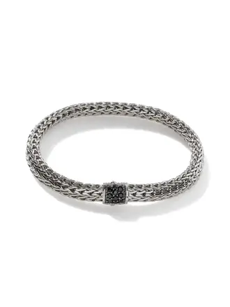 John Hardy Bracelet Classic Chain en argent avec saphirs John Hardy Bracelet Classic Chain en argent avec saphirs
