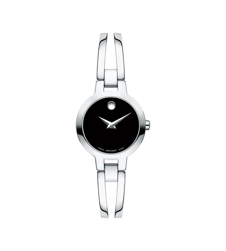 Movado Movado Amoro acier fond noir