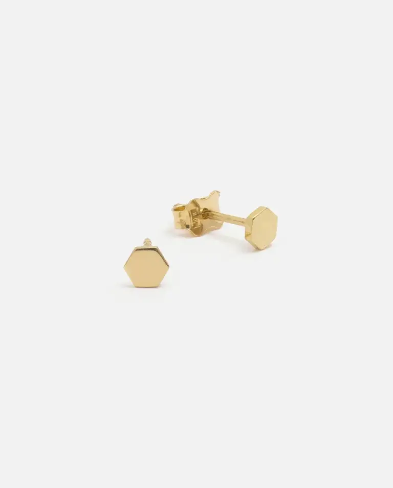 Myel Boucles d'oreilles 14K JAUNE   MYEL