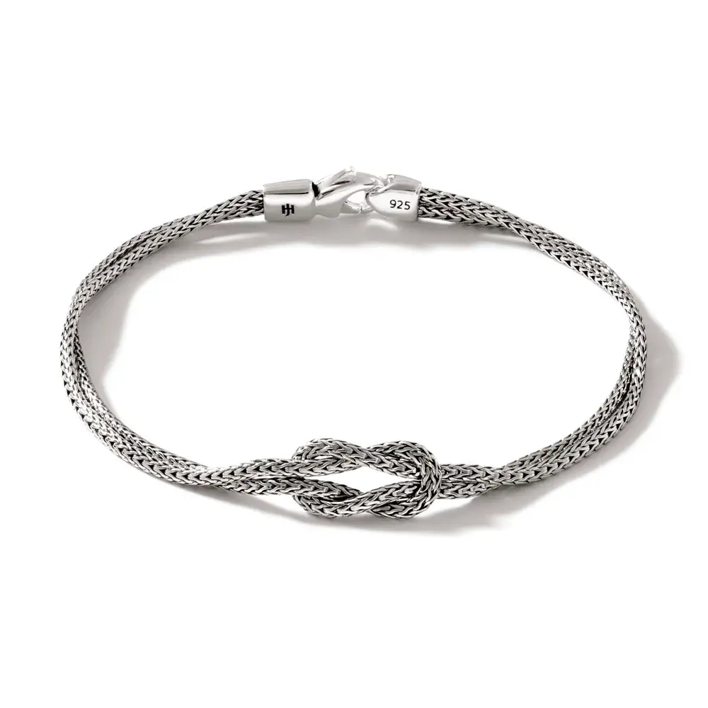 John Hardy Bracelet Arg Clas Chain noeud 1.8mm