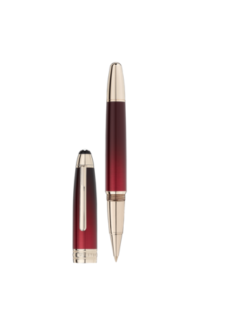 MONTBLANC ROLLERBALL MEISTERSTÜCK CALLIGRAPHY SOLITAIRE BURGUNDY LACQUER
