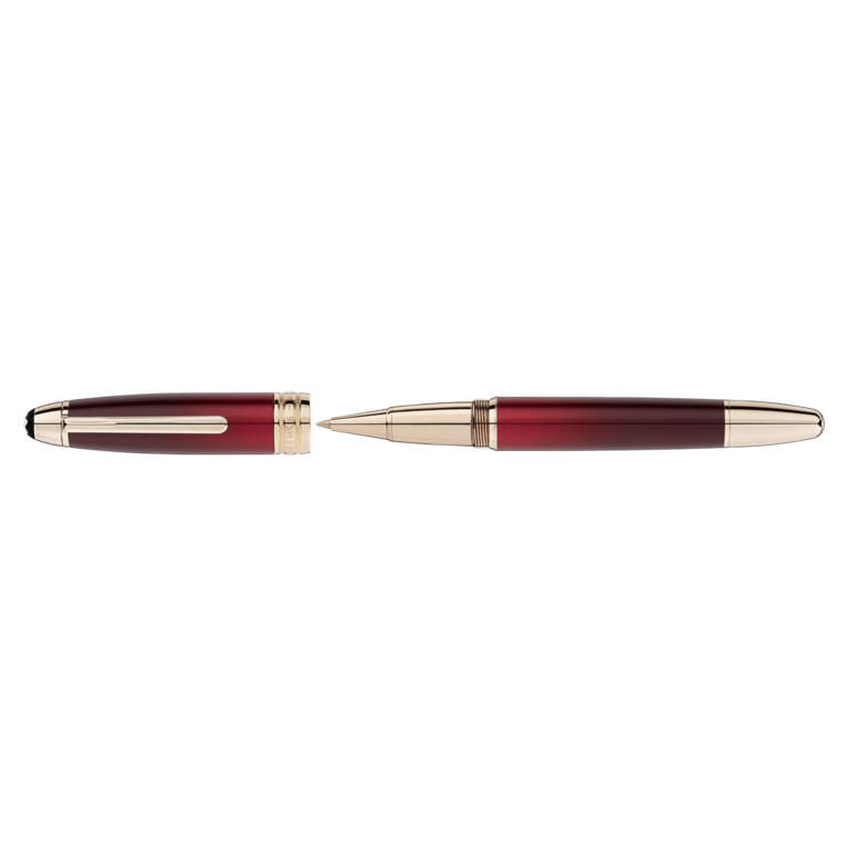MONTBLANC ROLLERBALL MEISTERSTÜCK CALLIGRAPHY SOLITAIRE BURGUNDY LACQUER