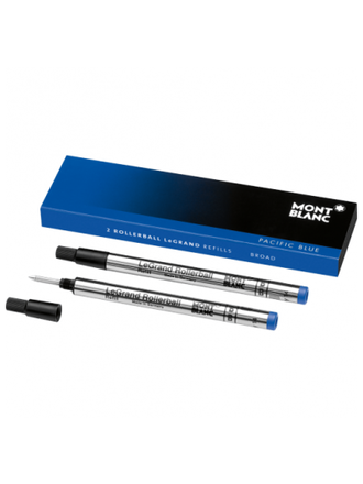 MONTBLANC LOT DE 2 RECHARGES POUR STYLO  MEISTERSTÜCK LEGRAND BLEU ROI POINTE LARGE MONTBLANC LOT DE 2 RECHARGES POUR STYLO  MEISTERSTÜCK LEGRAND BLEU ROI POINTE LARGE