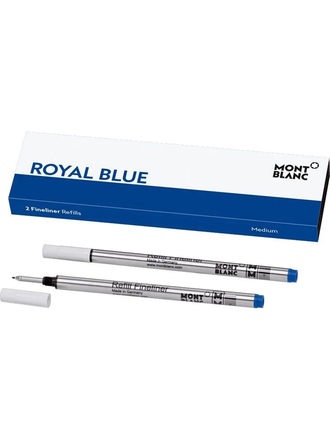 MONTBLANC 2 RECHARGES POUR FEUTRE FIN BROAD, ROYAL BLUE MONTBLANC 2 RECHARGES POUR FEUTRE FIN BROAD, ROYAL BLUE