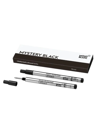 MONTBLANC 2 RECHARGES POUR ROLLERBALL LEGRAND BROAD MYSTERY BLACK MONTBLANC 2 RECHARGES POUR ROLLERBALL LEGRAND BROAD MYSTERY BLACK