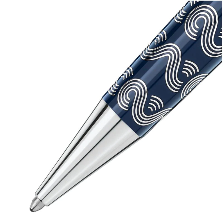 MONTBLANC STYLO BILLE MEISTERSTÜCK AROUND THE WORLD IN 80 DAYS SOLITAIRE MIDSIZE