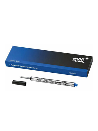 MONTBLANC RECHARGE MONTBLANC POUR STYLO ROLLER SANS CAPUCHON (M) BLEU ROI MONTBLANC RECHARGE MONTBLANC POUR STYLO ROLLER SANS CAPUCHON (M) BLEU ROI