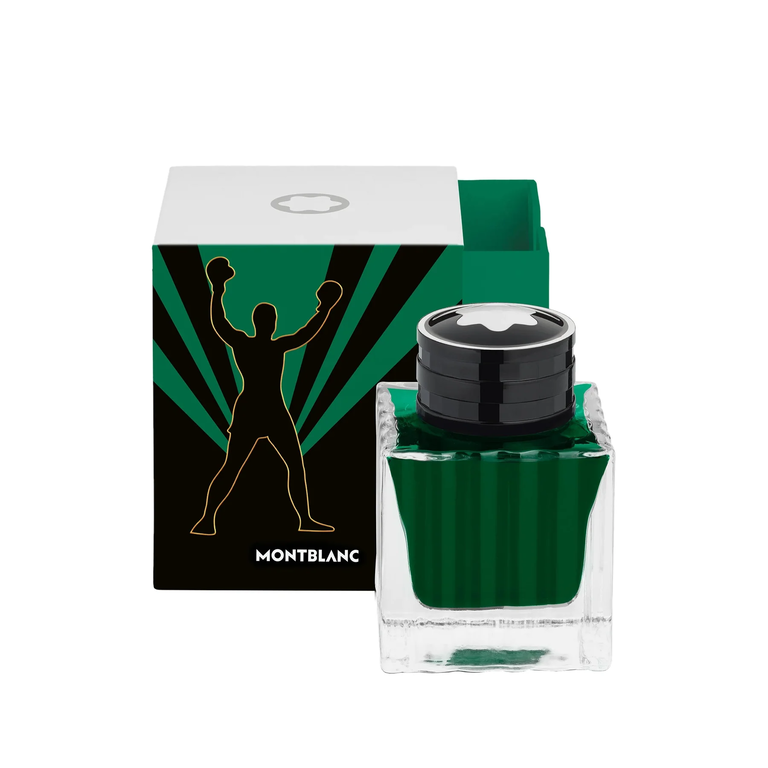 MONTBLANC ENCRIER 50 ML, VERT, GREAT CHARACTERS MUHAMMAD ALI