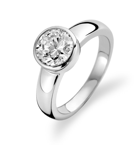 Ti Sento Milano BAGUE ARGENT CZ BLANC TI.