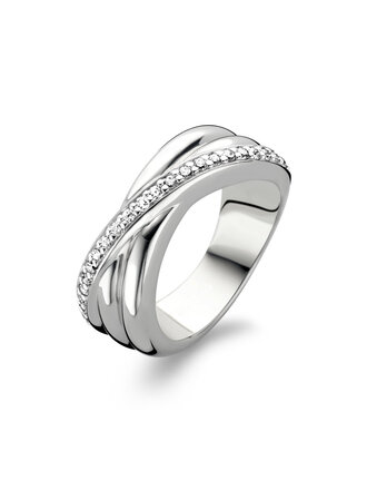 Ti Sento Milano JONC ARGENT CZ BLC TI SENTO Ti Sento Milano JONC ARGENT CZ BLC TI SENTO