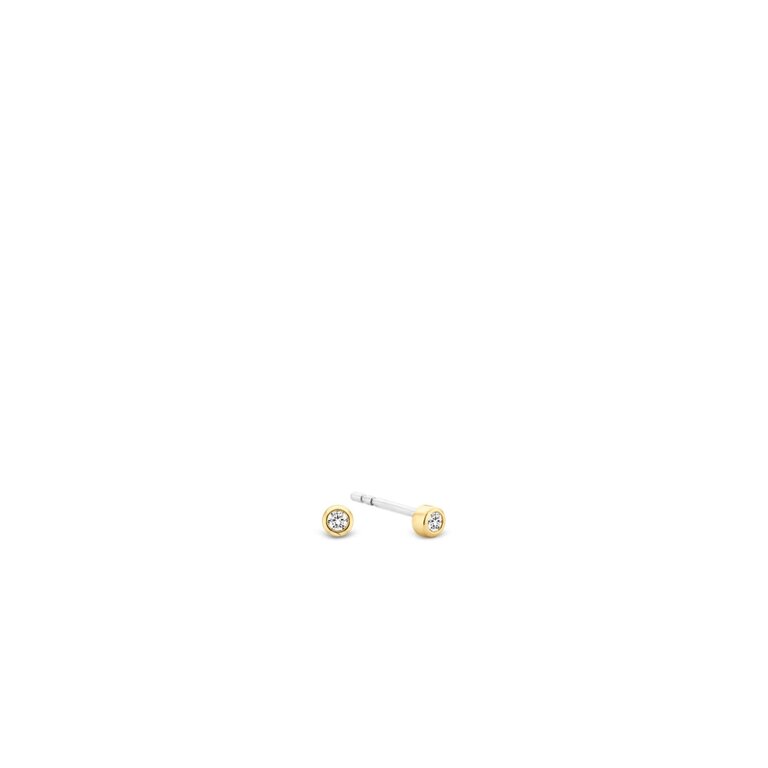 Ti Sento Milano B D'OREILLES ARGENT PL OR CZ TI SENTO