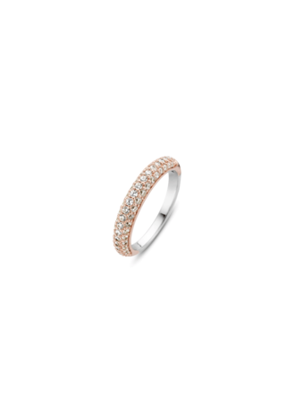 Ti Sento Milano Bague pavé cz rose Ti Sento Milano Bague pavé cz rose