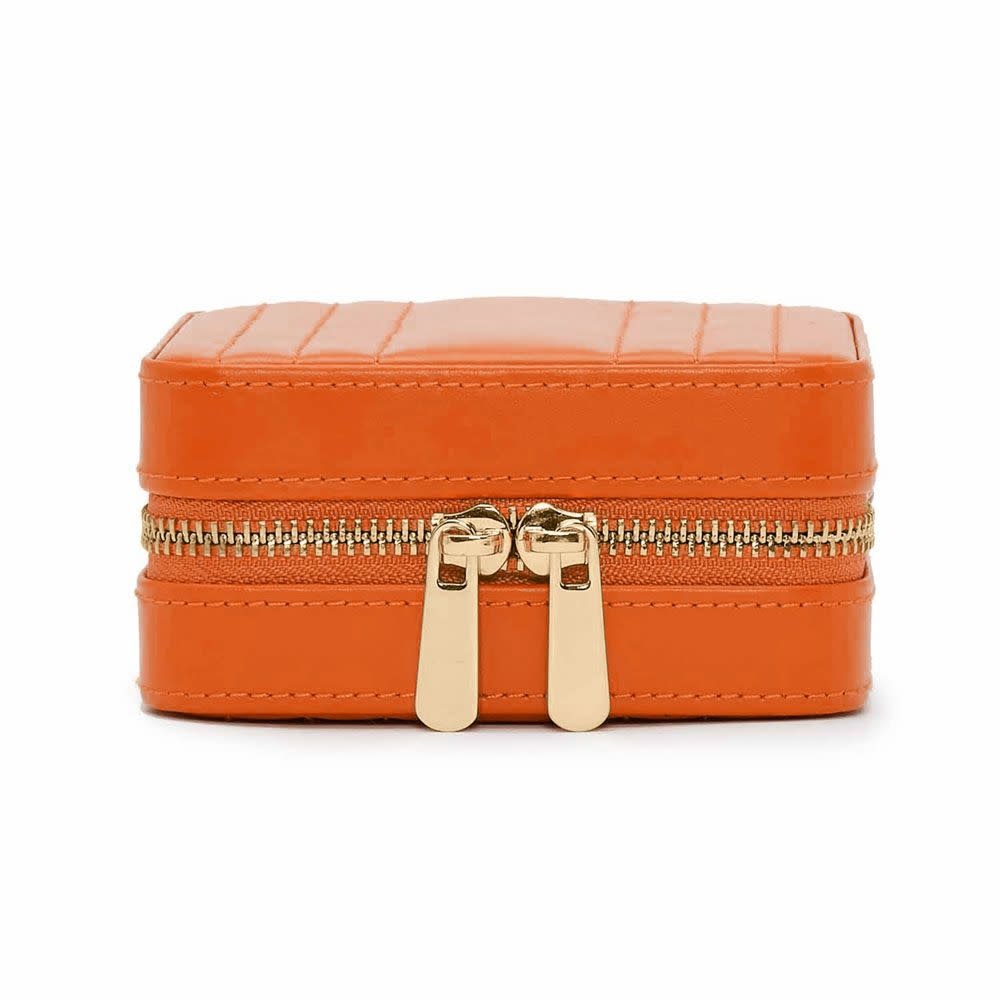 Boîte bijoux Maria carré petit tangerine