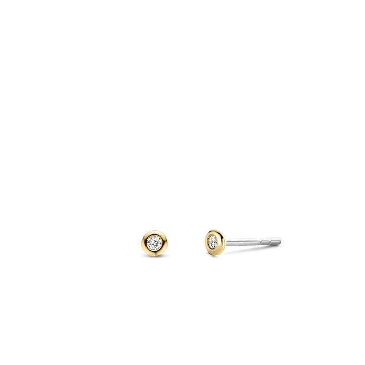 Ti Sento Milano Boucles d'oreilles CZ ARGENT OR