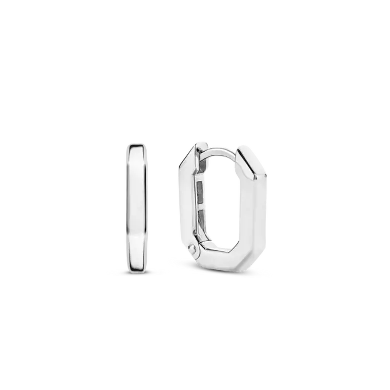 Ti Sento Milano Boucles d'oreilles ovales argent