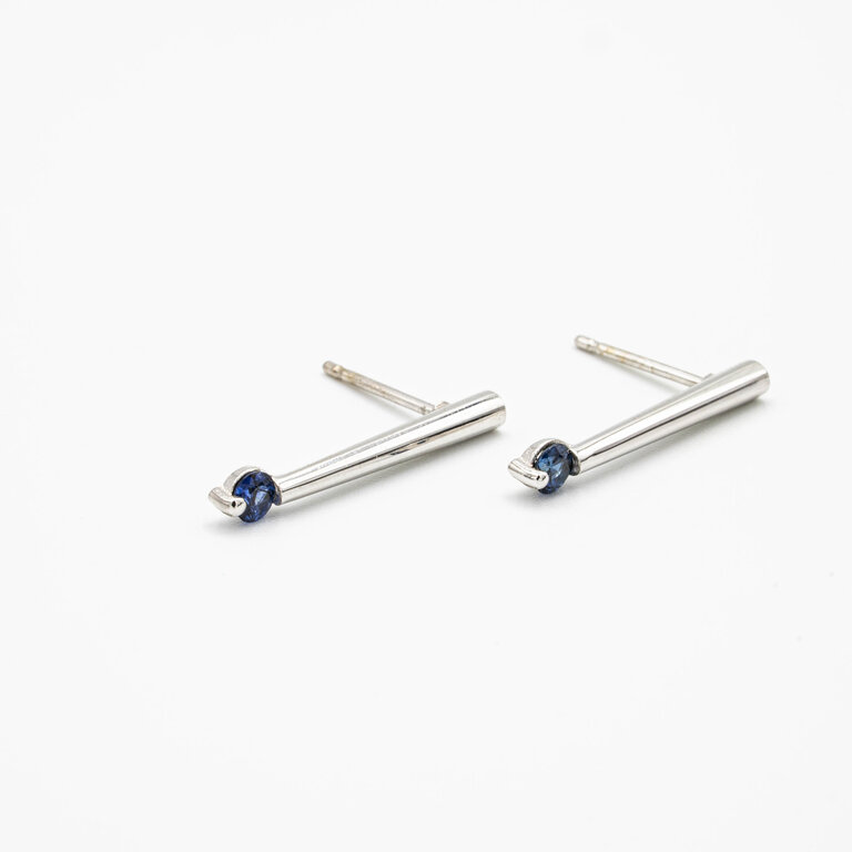 Penelope Boucles d'oreilles 14K/B SAPHIR 0.14CT