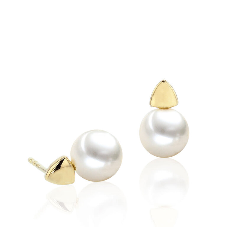 Penelope Boucles d'oreilleS 14KJAUNE PED 7-7,5MM