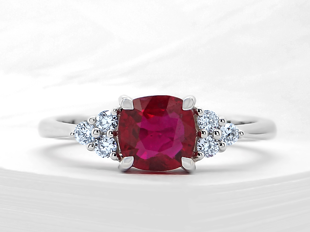 BAG 18K/B RUB1.03CT D 6=.14