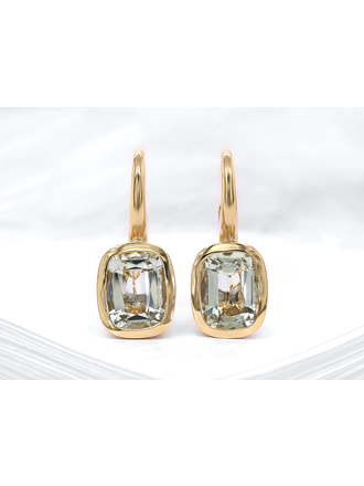 Penelope Boucles d'oreilles 18KJ Améthyste Verte Penelope Boucles d'oreilles 18KJ Améthyste Verte