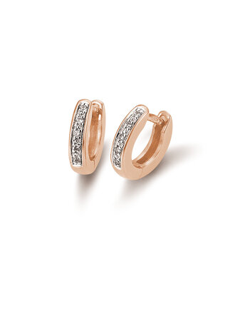 Penelope Boucles d'oreilles Hug dia0.05ctSI-GH Penelope Boucles d'oreilles Hug dia0.05ctSI-GH