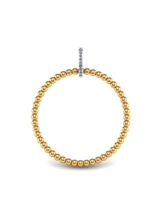 Penelope Pend 14KJ cerle dia 9=0.03ct
