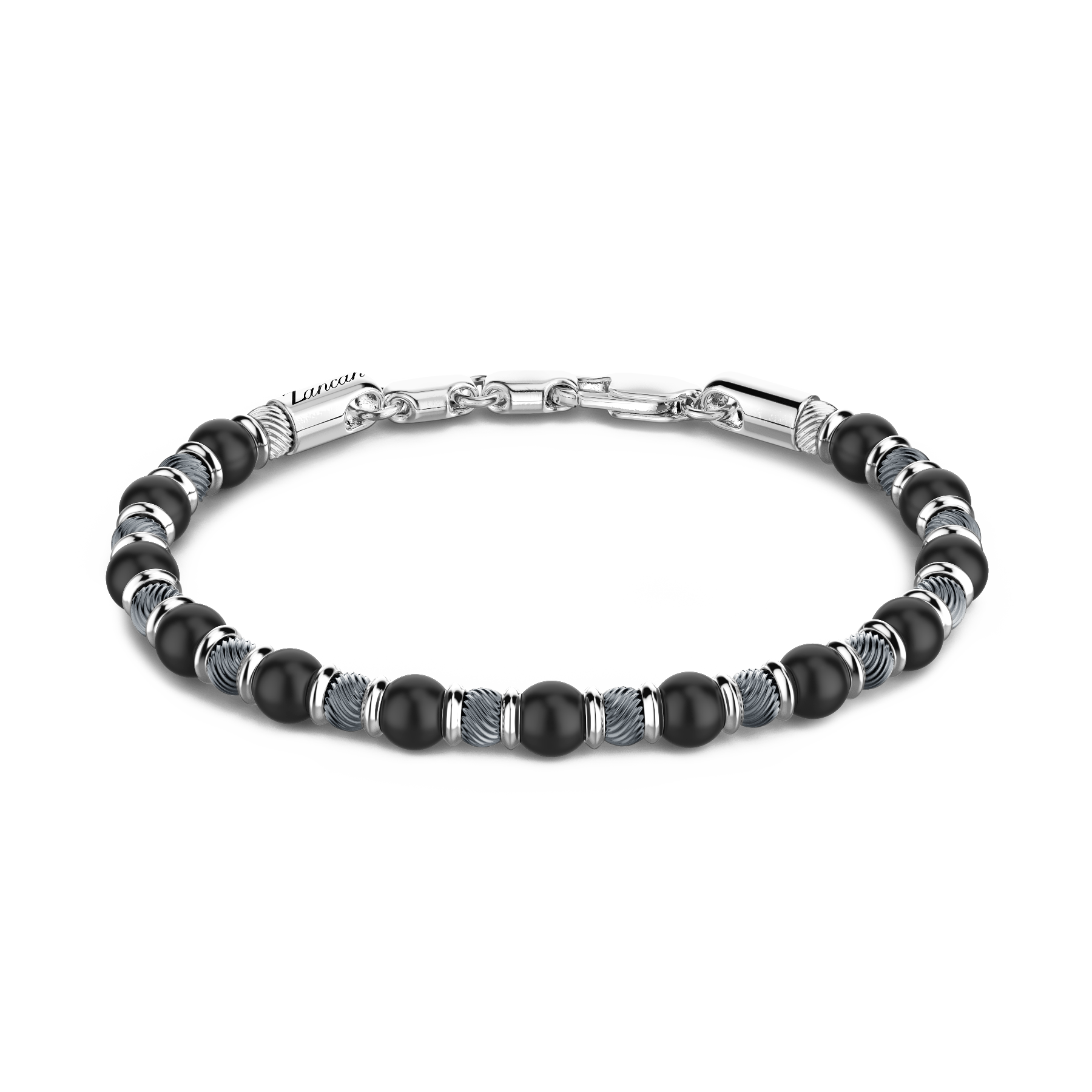 Bracelet Argent Onyx
