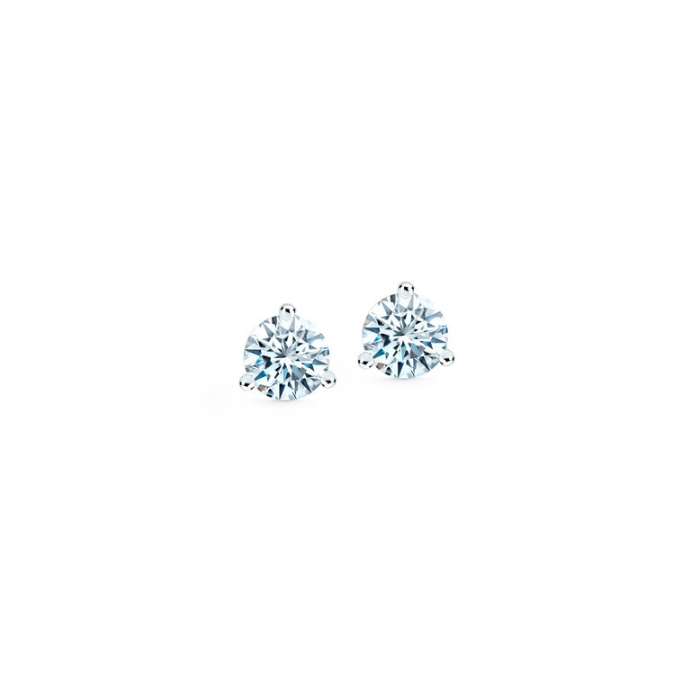 Joaillerie St-Onge Boucles d'oreilles 2=0.40ct VS1-F