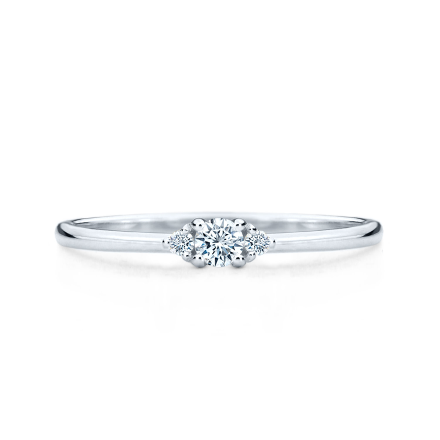 BAGUE 18K DIA .11 CT VS F-G DALHIA
