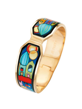 FREYWILLE Hommage à Hundertwasser STREET RIVERS Bracelet à Clip Contessa FREYWILLE Hommage à Hundertwasser STREET RIVERS Bracelet à Clip Contessa