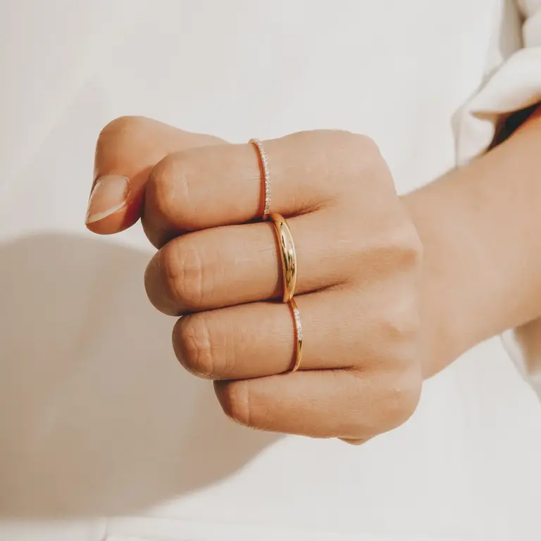 Aurelie Gi LOLA bague 14k dia0.03ct