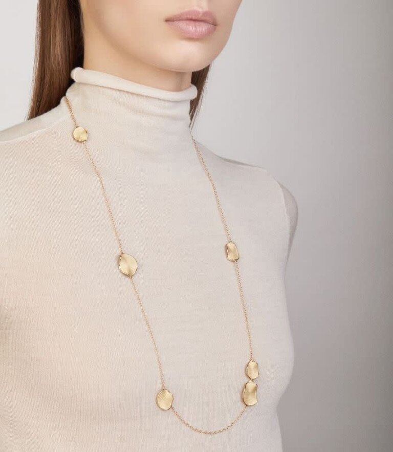 Annamaria Cammilli Collier Velvet sautoir 18KJ 80cm