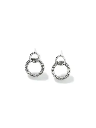John Hardy Boucles d'oreilles Classic Chain en argent John Hardy Boucles d'oreilles Classic Chain en argent