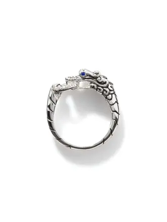 John Hardy Jonc Legends Naga en argent avec diamants John Hardy Jonc Legends Naga en argent avec diamants