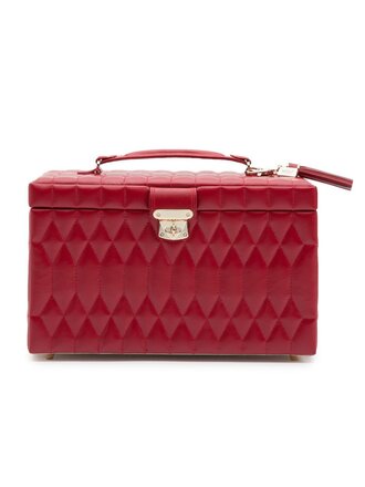 Wolf 1834 Coffre a bijoux Caroline rouge Large Wolf 1834 Coffre a bijoux Caroline rouge Large